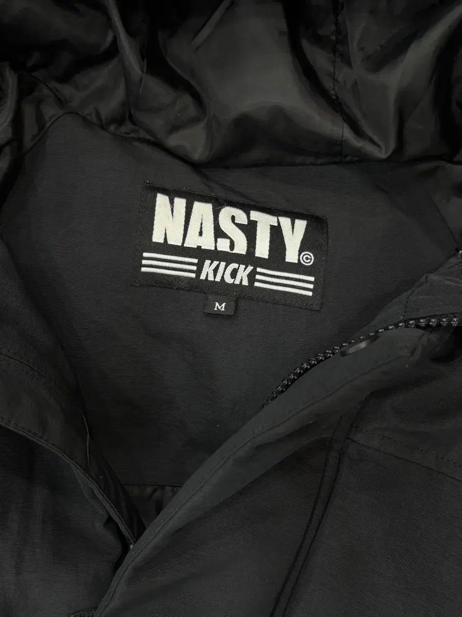 NASTY KICK(ナスティー キック) ダウンジャケット ロング丈 ブラック