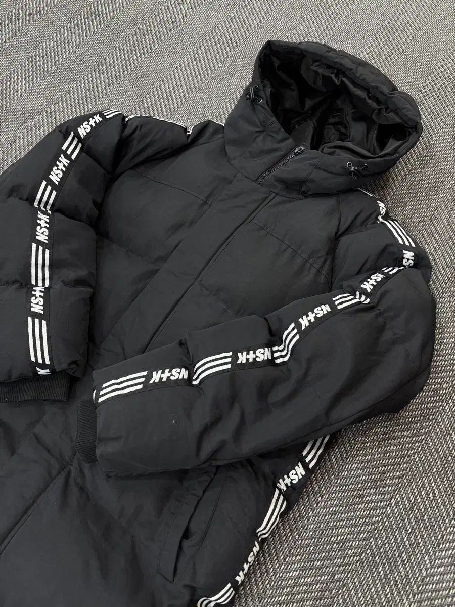 NASTY KICK(ナスティー キック) ダウンジャケット ロング丈 ブラック