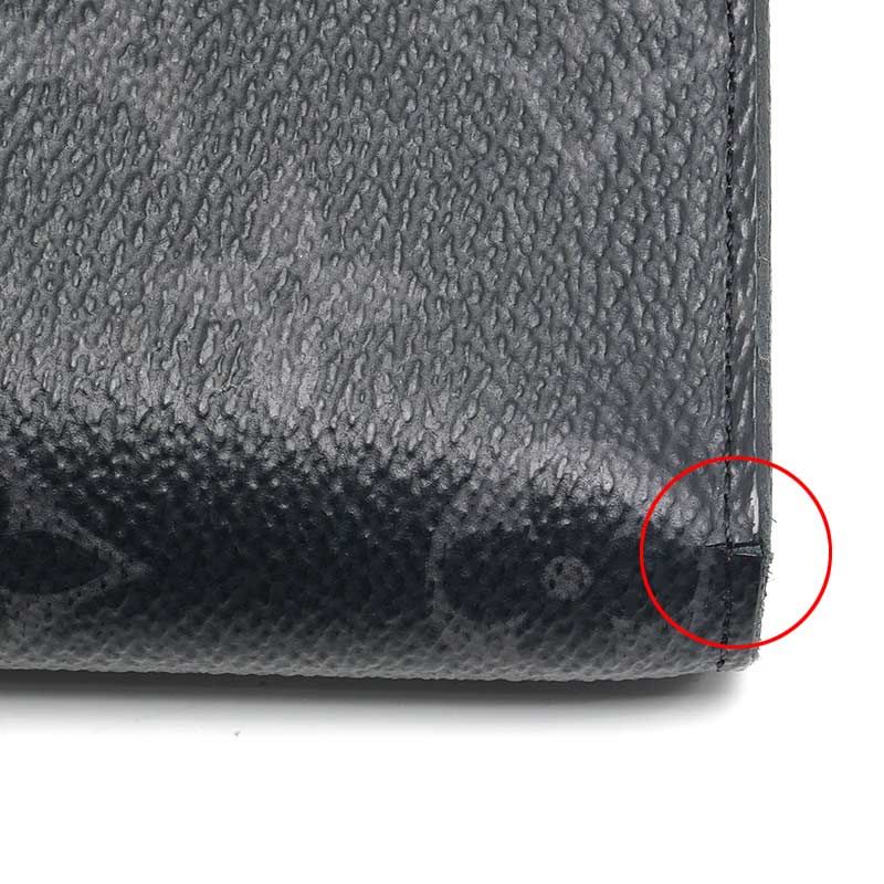 ルイヴィトン ポルトフォイユ・ブラザ M61697 エクリプス 2つ折り長