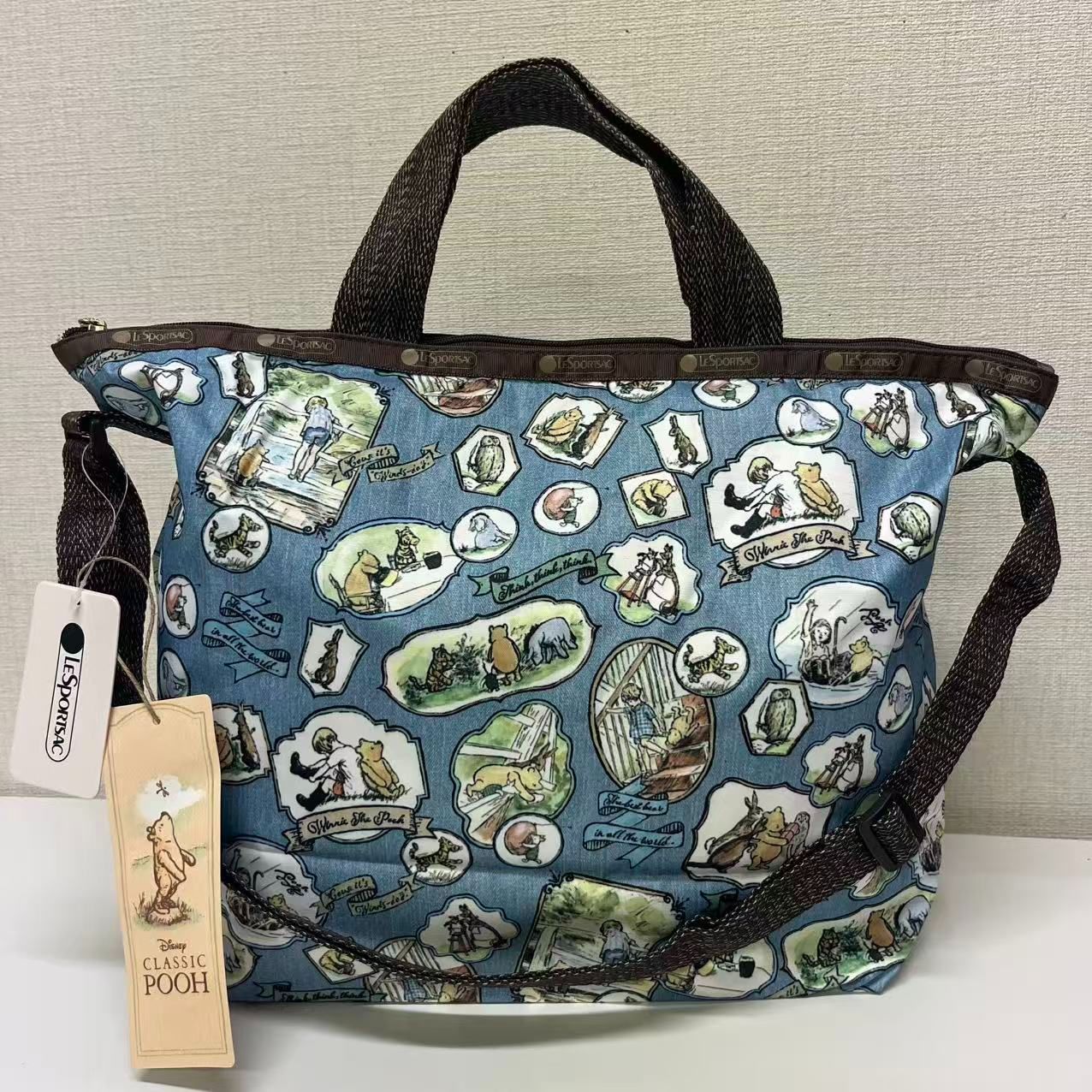 新品 未使用 レスポートサック大 容量ショルダーバッグ ディズニー 