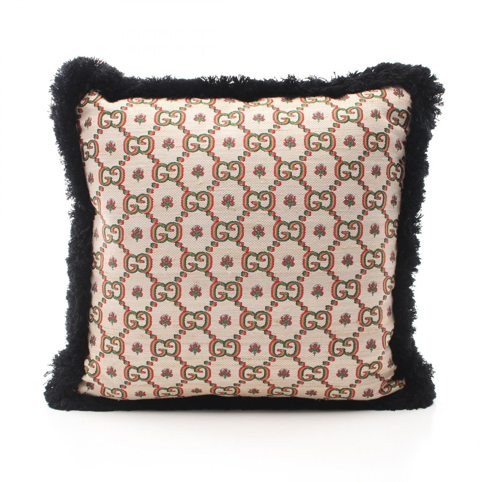 GUCCI クッション　新品未使用 GUCCI グッチ GUCCI100 CENTENNIAL GGフラワー ジャカード クッション