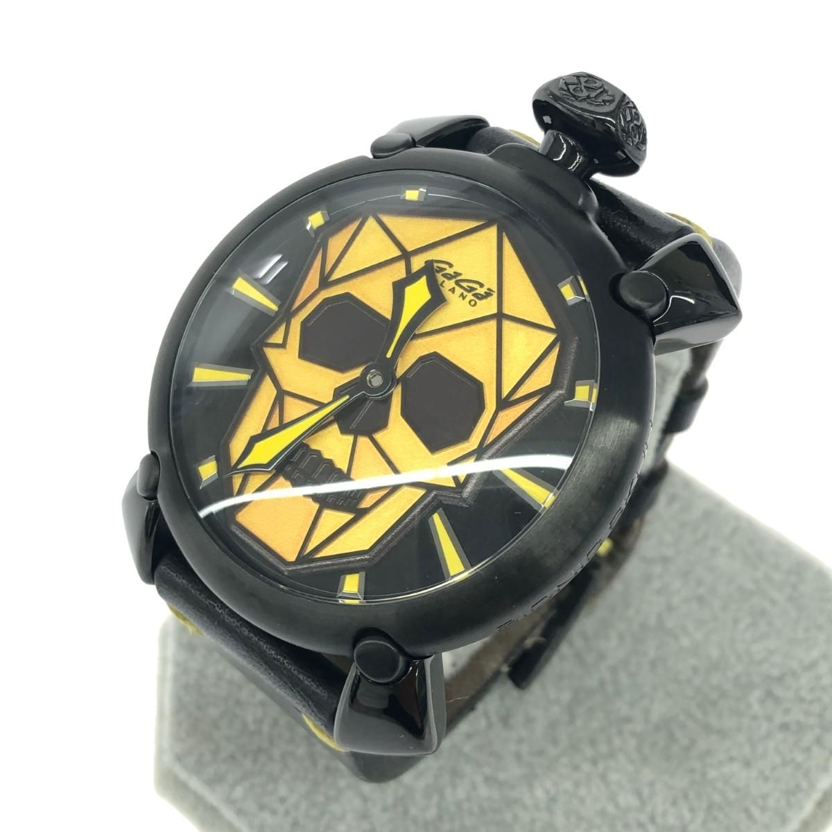 GAGA MILANO ガガミラノ 手巻き時計/マヌアーレ バイオニックスカル 手