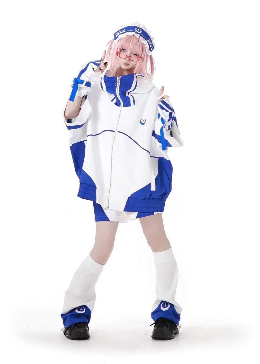 サブカルチャー トレーニングウェア アウター ハーフパンツ ラグラン セット