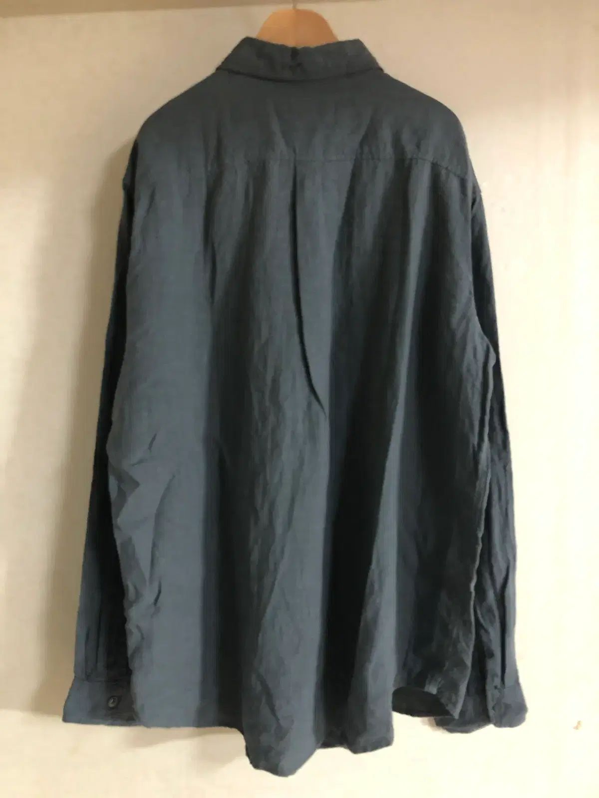 新品）KAPITAL キャピタル リネン クリップシャツ ブルーグレー 4