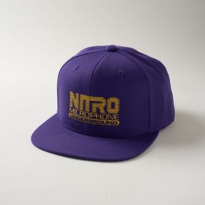 NITRICH｜ナイトリッチ NMU LOGO FLAT VISOR SNAPBACK CAP スナップ