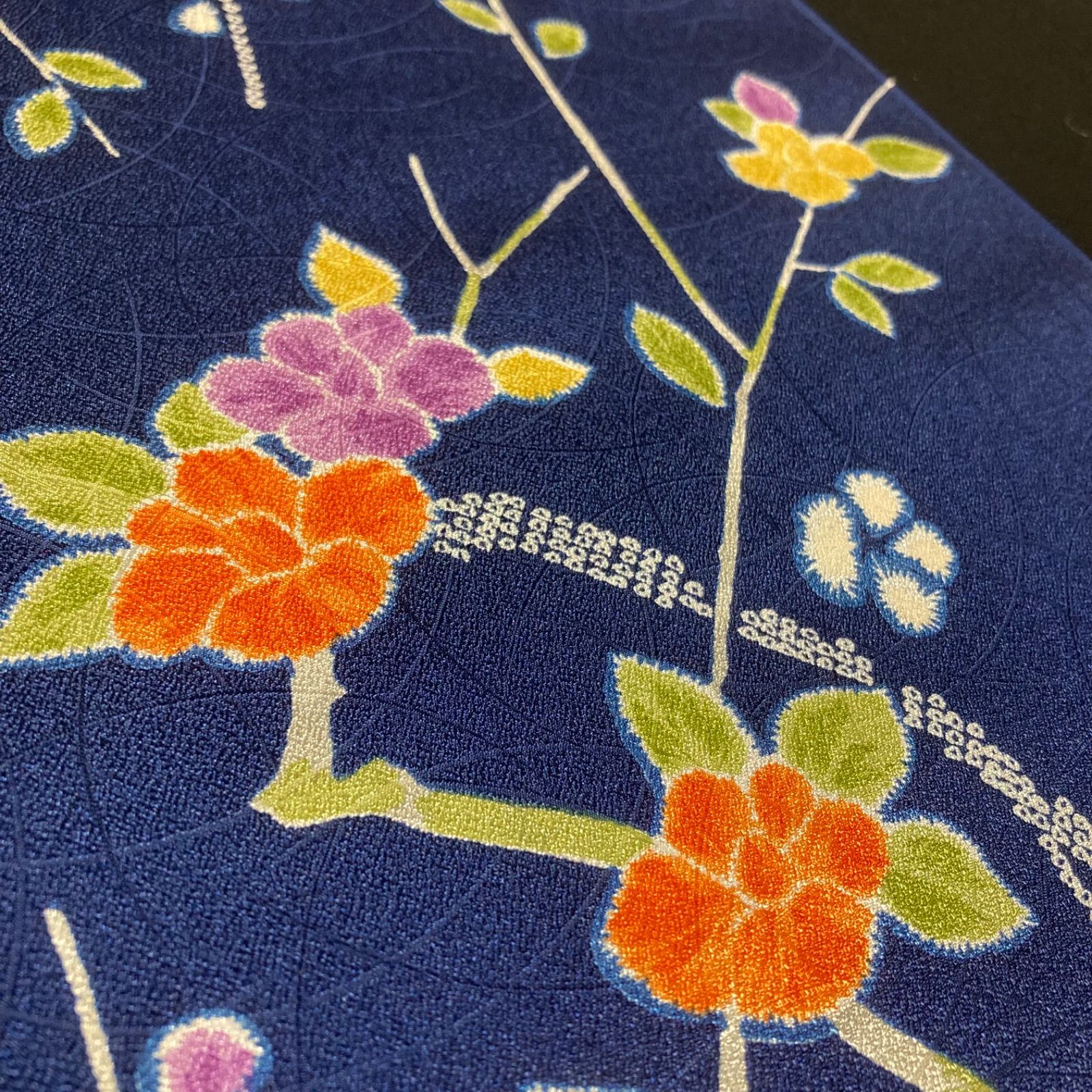 着物と帯オレンジ y144◾️割と綺麗なポリエステル化繊着尺反物23点◾️ 着物と帯オレンジ トップ y112◾️割と綺麗なポリエステル化繊小紋着尺