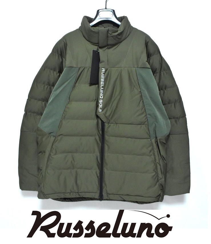 ラッセルノ ゴルフ パデッド ジャケット 6 XL RG-2330102 カーキ 中綿ジャケット 保温 防寒 Russeluno Golf
