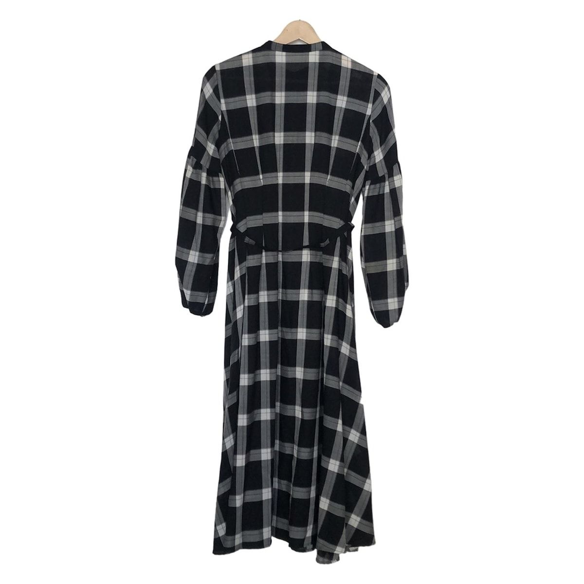 ANAYI(アナイ) ワンピース サイズ38 M レディース - 黒×グレー×白 長袖