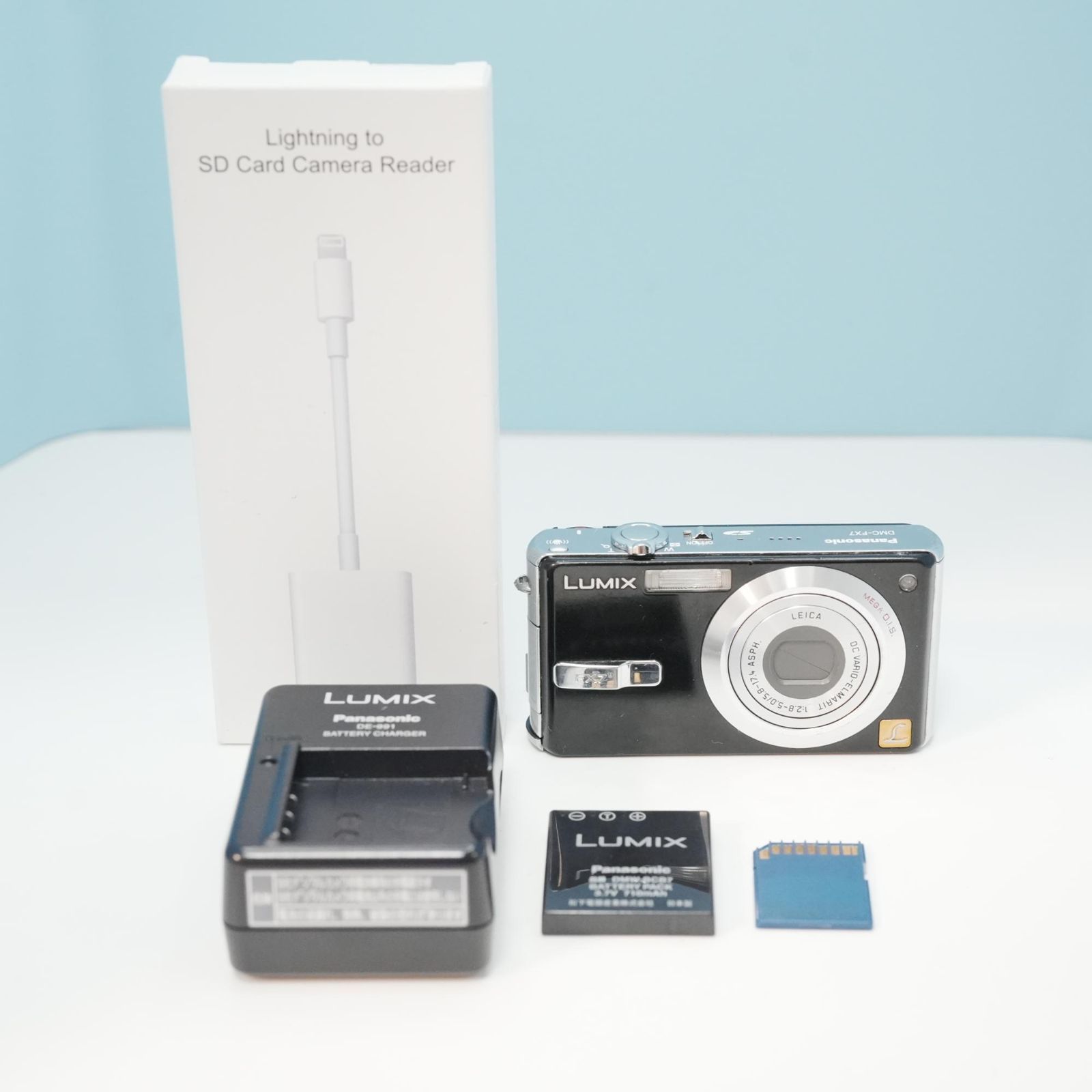 Panasonic LUMIX DMC-FX7 デジカメ スマホ転送OK フルセット 美品
