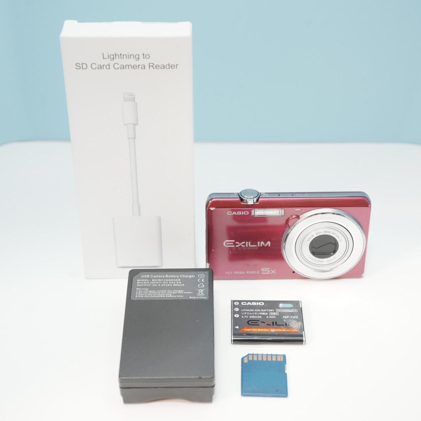 CASIO EXILIM EX-ZS10 デジカメ スマホ転送OK フルセット a5480 - メルカリ