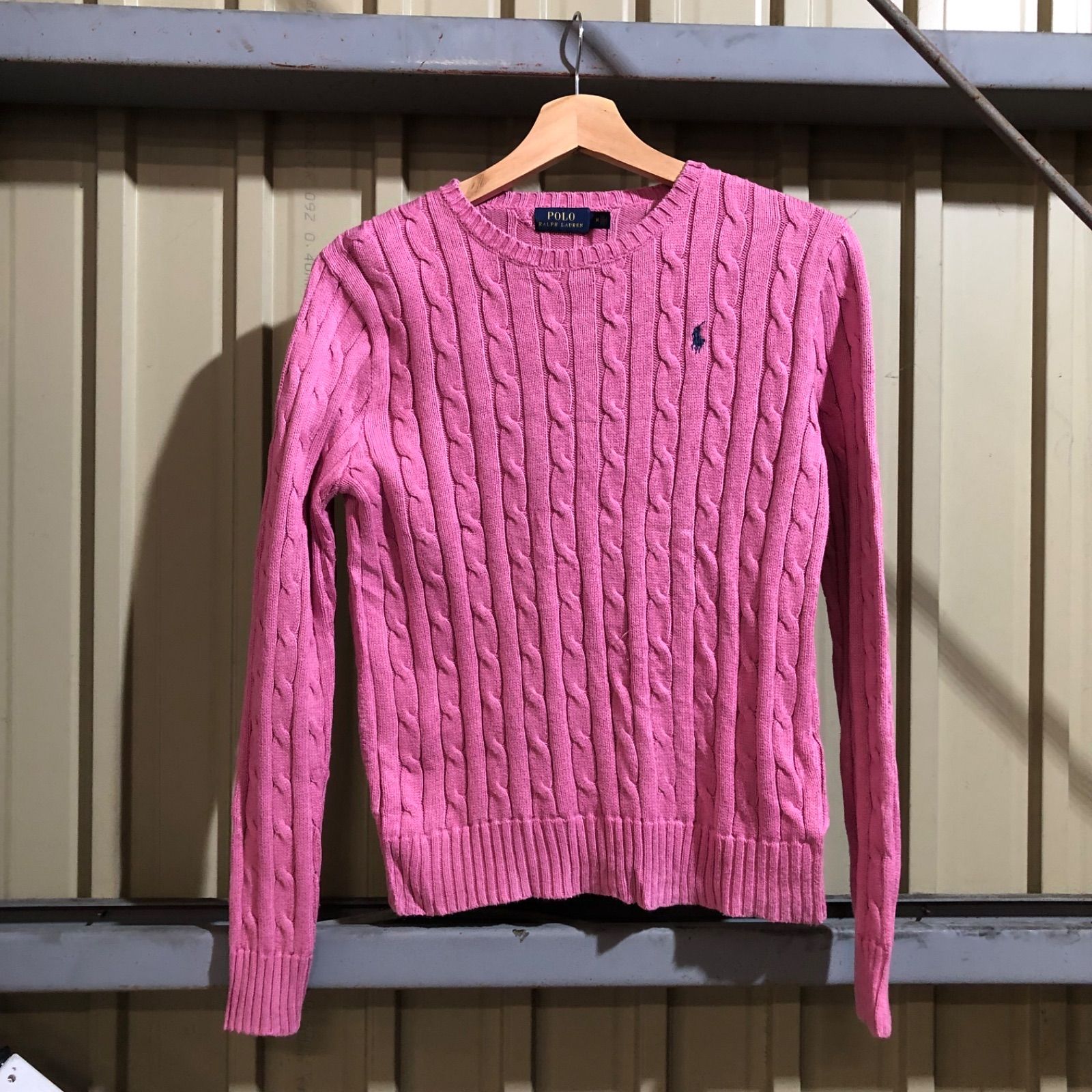 1056 POLO RALPH LAUREN セーター ピンク M ポロラルフローレン ニット