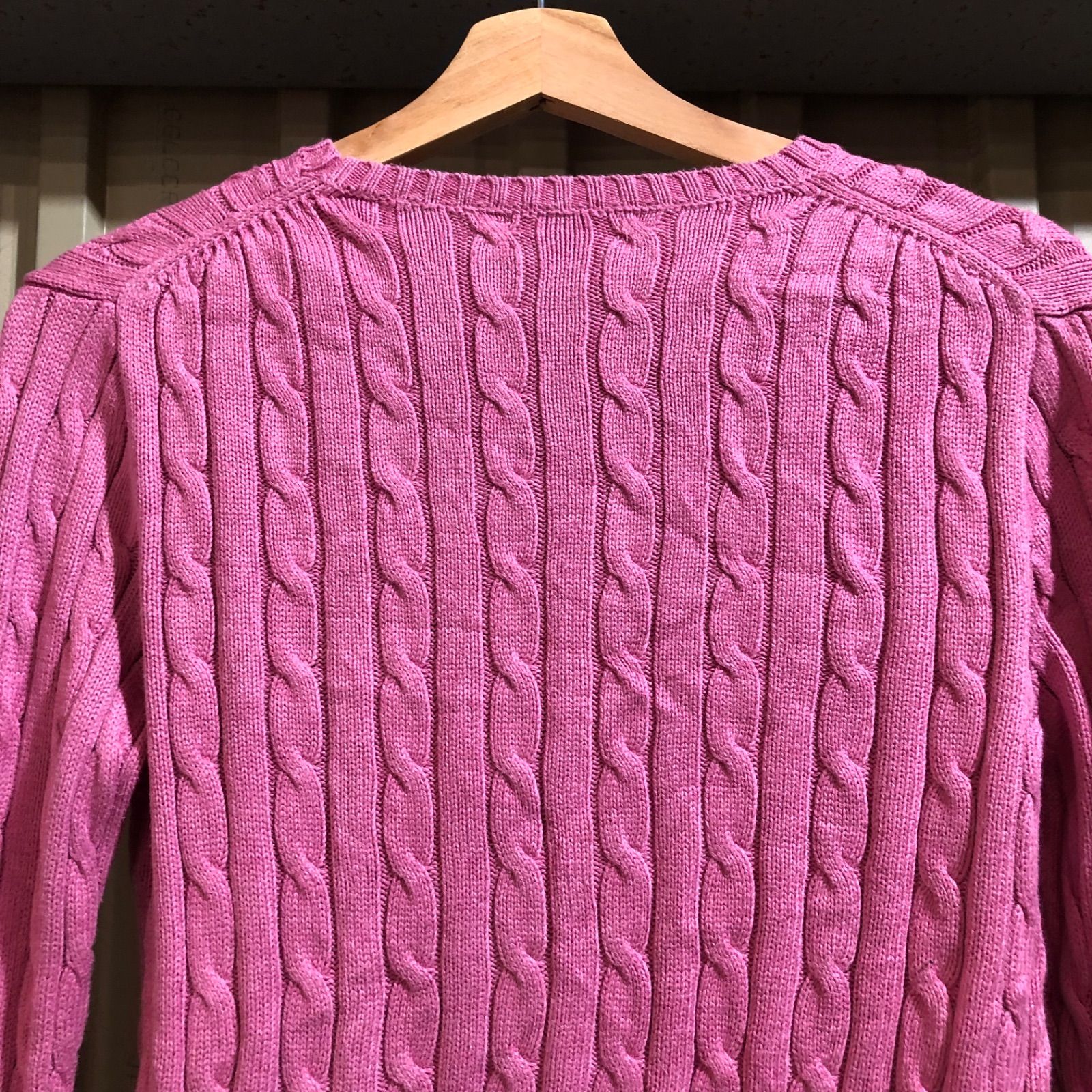 1056 POLO RALPH LAUREN セーター ピンク M ポロラルフローレン ニット