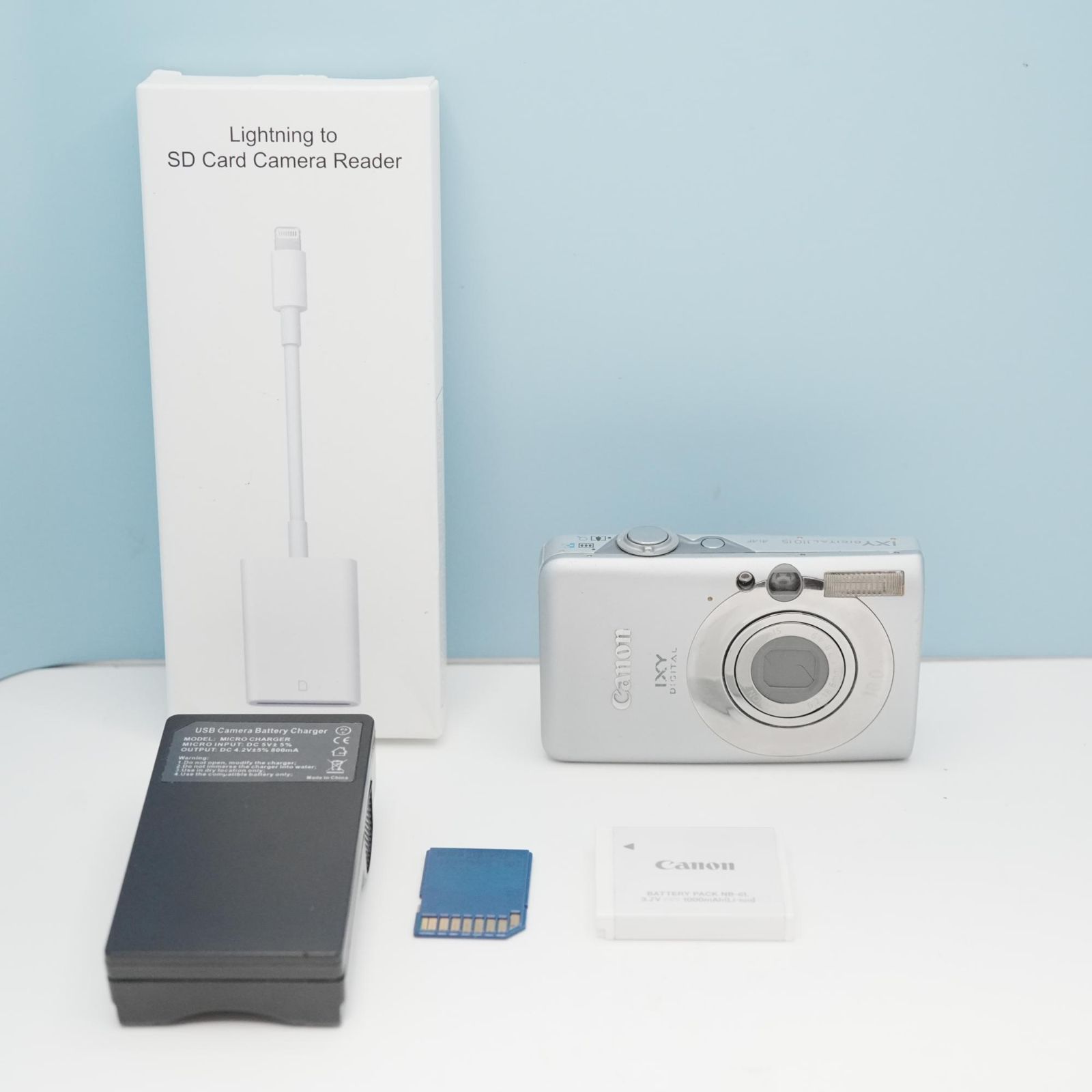 Canon IXY DIGITAL 110 IS デジカメ スマホ転送OK フルセット 美品