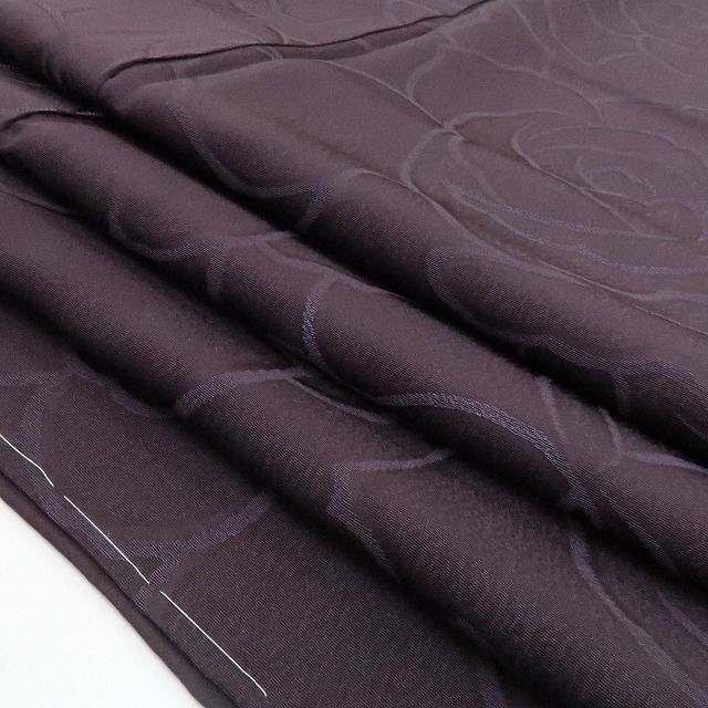  ❁tomihisa❁ 薔薇 着物 正絹 これで貴女も薔薇のヒロイン お洒落小紋で視線を釘付け 仕付け糸付 小紋 4555 小紋 着物