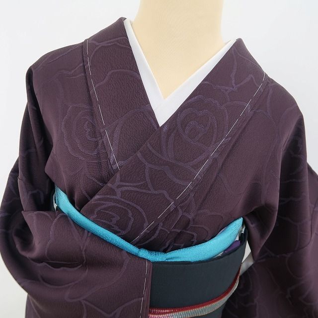 ❁tomihisa❁新品 薔薇 着物 正絹“これで貴女も薔薇のヒロイン！お洒落