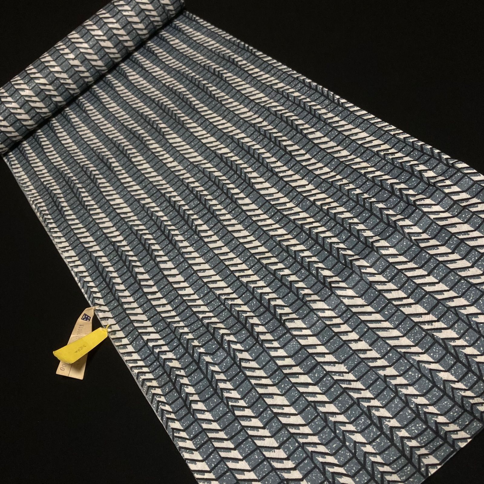 着物と帯オレンジ y 121◾️割と なポリエステル化繊着尺反物5点◾️