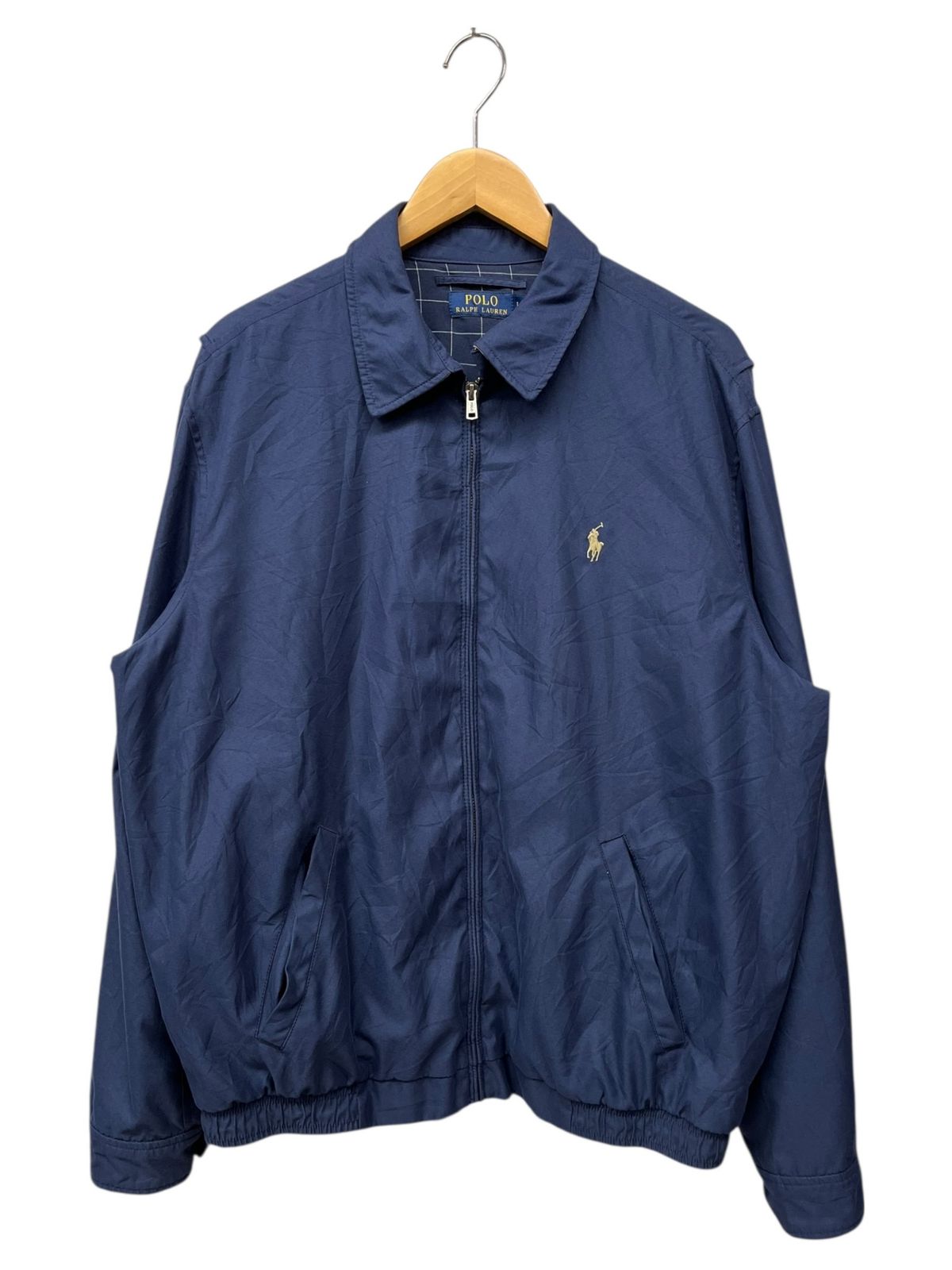 LAUREN ポロラルフローレン スイングトップジャケット L ネイビー メンズ 199