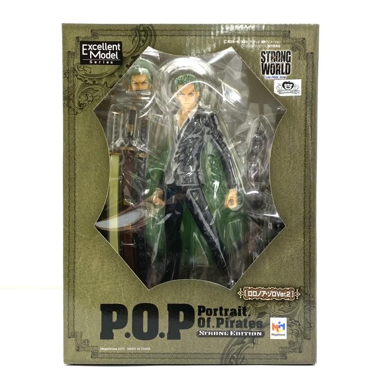 【】【未開封】ロロノア・ゾロ Ver.2 エクセレントモデル Portrait.Of.Pirates ワンピース STRONG EDITION[95]
