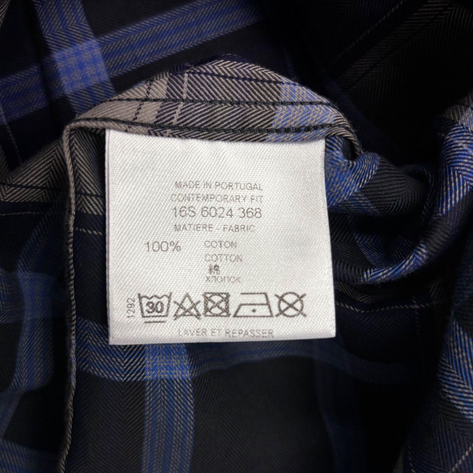 GIVENCHY ジバンシィ 16SS STAR CHECK SHIRT スターチェックシャツ 16S