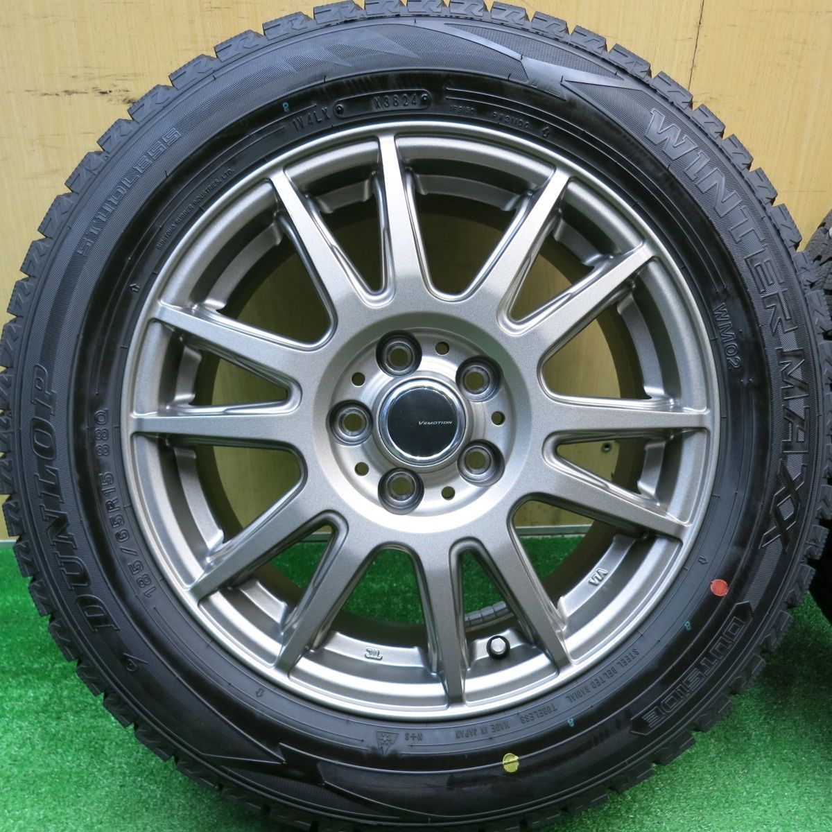 185/65r15 2024年製　バリ溝 バリ溝！24年！キレイ！9.5分以上☆シエンタ 等 185/65R15