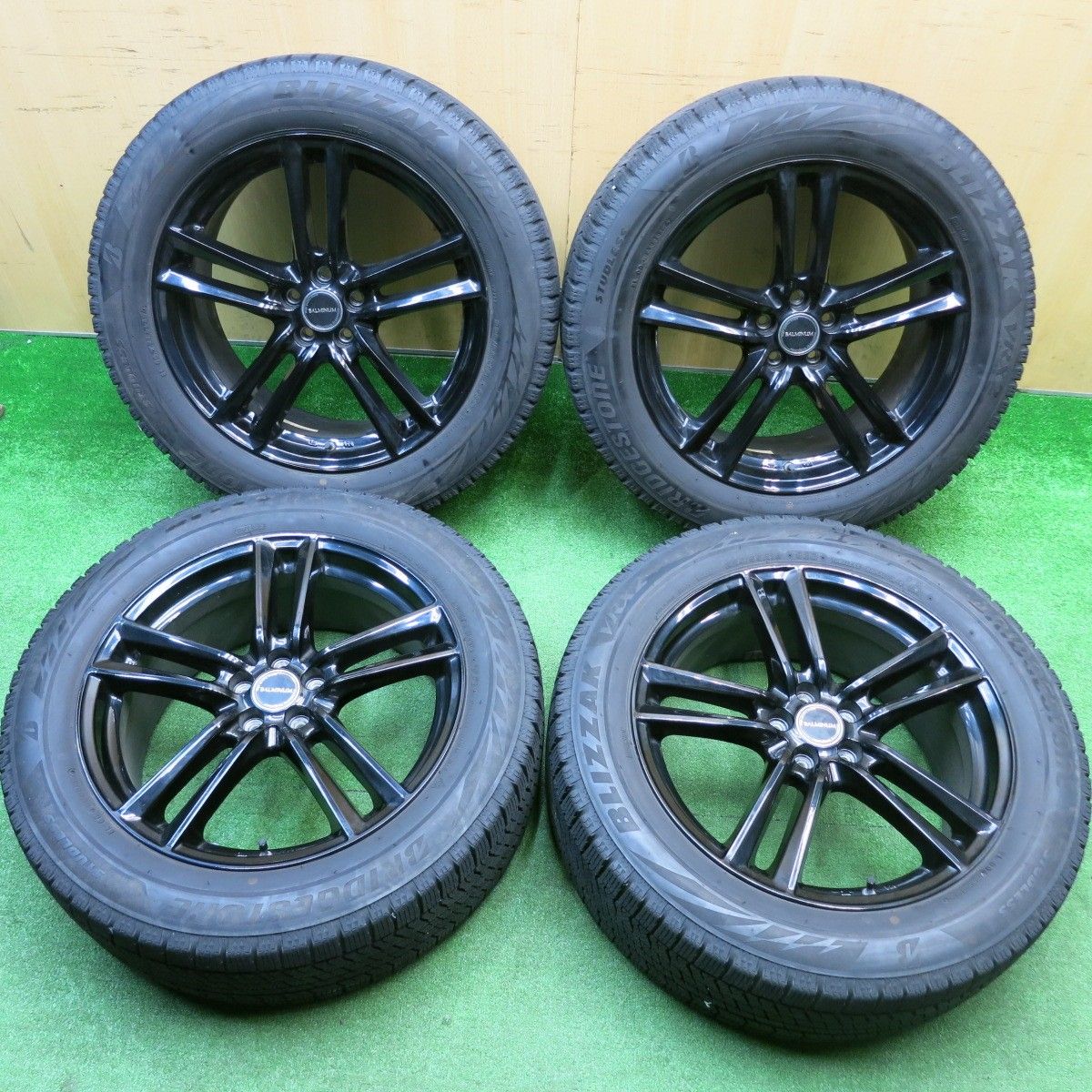 4本価格 XV フォレスター 等 225 55 R 18 スタッドレス ブリヂストン ブリザック VRX 2 バルミナ 18インチ PCD 100 5 H ス