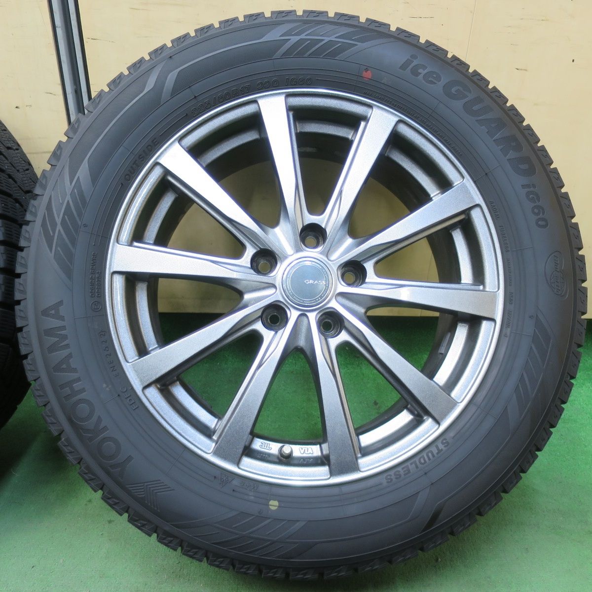 バリ溝！22年！キレイ！9.5分☆スタッドレス 225/60R17 ヨコハマ