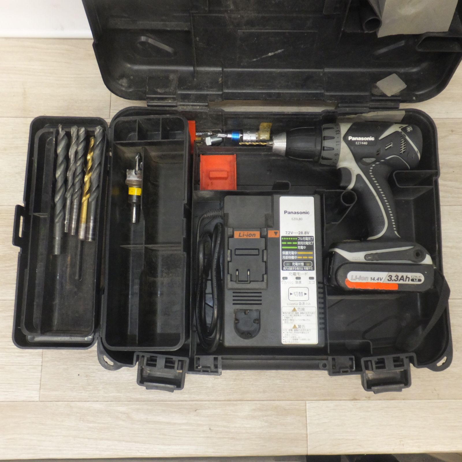 パナソニック Panasonic 充電ドリルドライバー -B DC 14.4 V バッテリ
