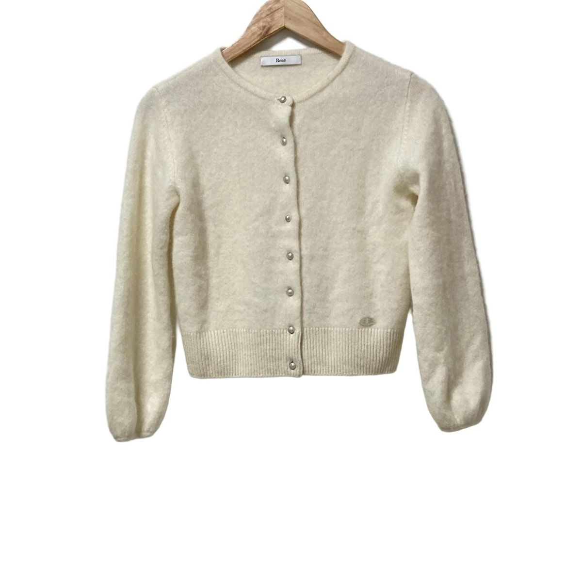 Rene(ルネ) カーディガン サイズ36 S レディース美品 - アイボリー