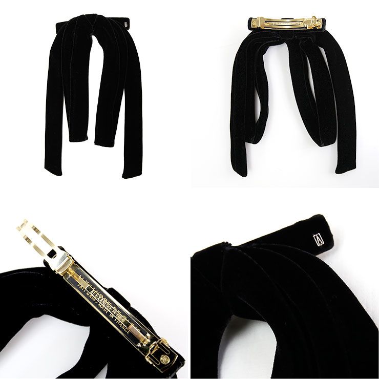 ALEXANDRE DE PARIS【アレクサンドル ドゥ パリ】 ベロアリボン