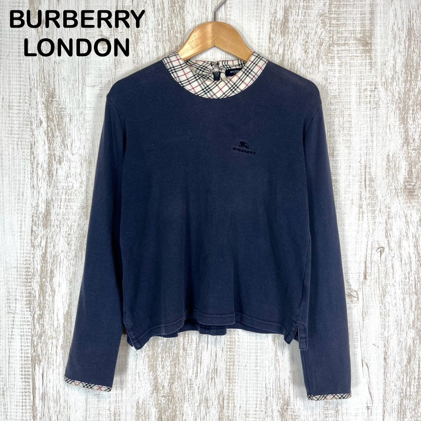 BURBERRY LONDON バーバリーロンドン ホースロゴ刺繍 クルーネック