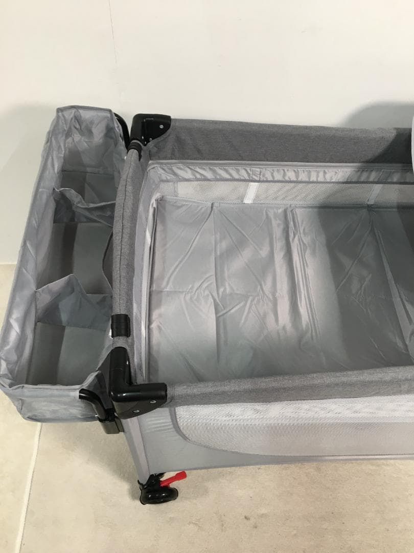 訳あり新品 ベビーベッド 折りたたみ ベビーサークル 1323-140