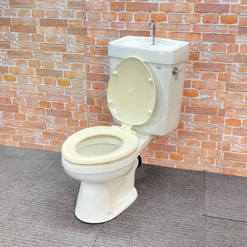 品 便座付 INAX イナックス トイレ 洋式便器 壁排水 C 18 P T 810 ZU 蓋型番 タンク 一式セット アイボリー系 2 L