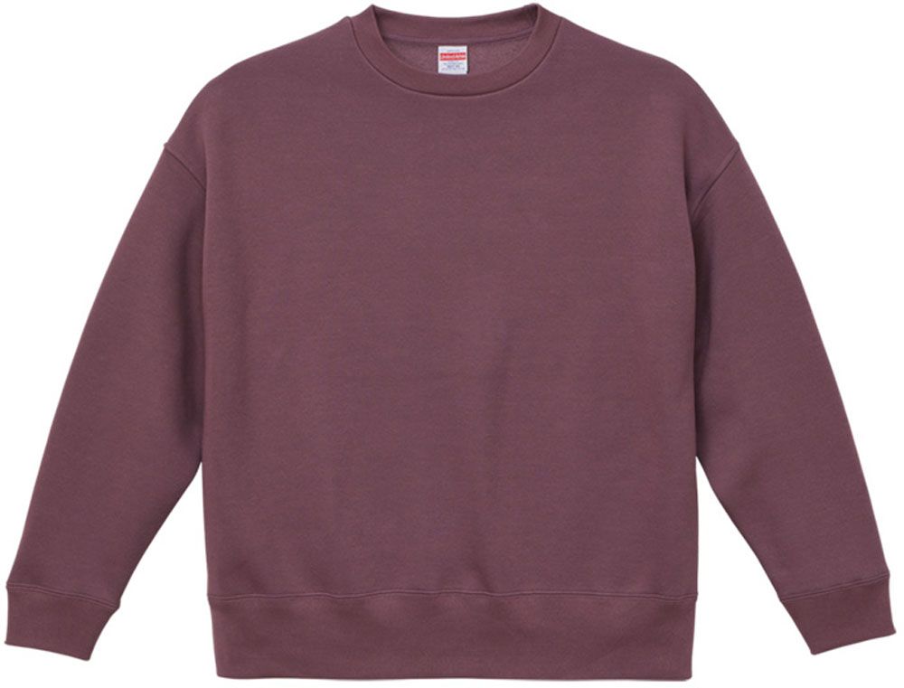 ユナイテッドアスレ UnitedAthle 10.0オンス T/C ビッグシルエット クルーネック スウェット  562701 236 メルロー