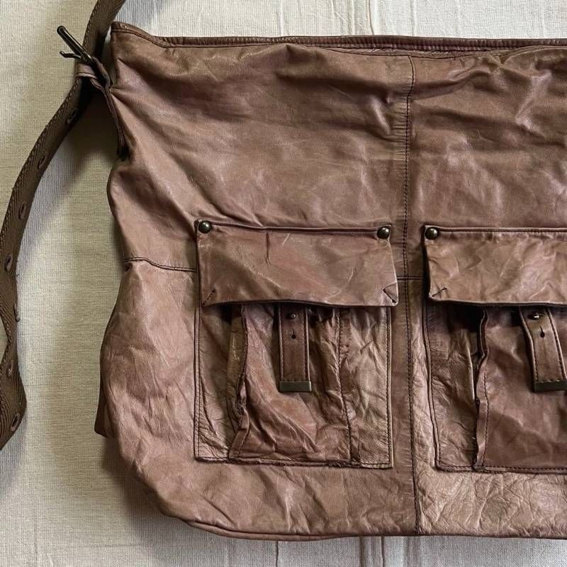 希少 00s 当時物 archive ZER ゼットイーアール 本革 リアルブラウン