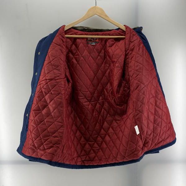 MOTORS 刺繍 ドカジャン ネイビー size M カミナリモータース 24