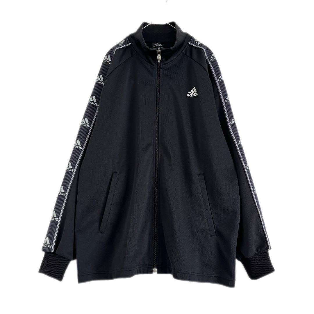 adidas トラックジャケット ジャージ 刺繍ワンポイント 万国旗 ロゴ
