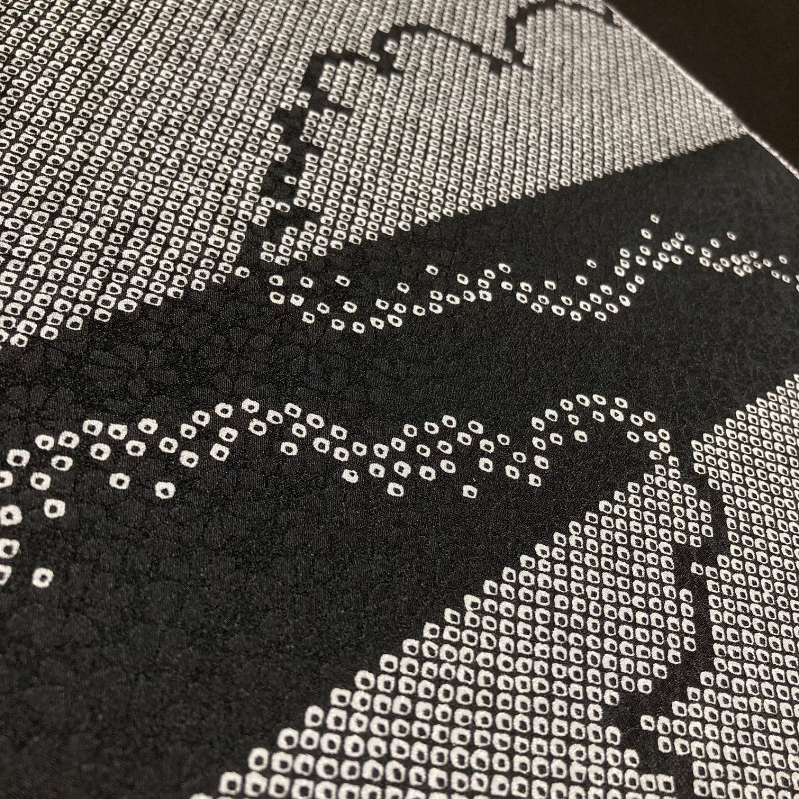  着物と帯オレンジ y 125◾️割と なポリエステル化繊着尺反物5点◾️ 小紋 着物反物