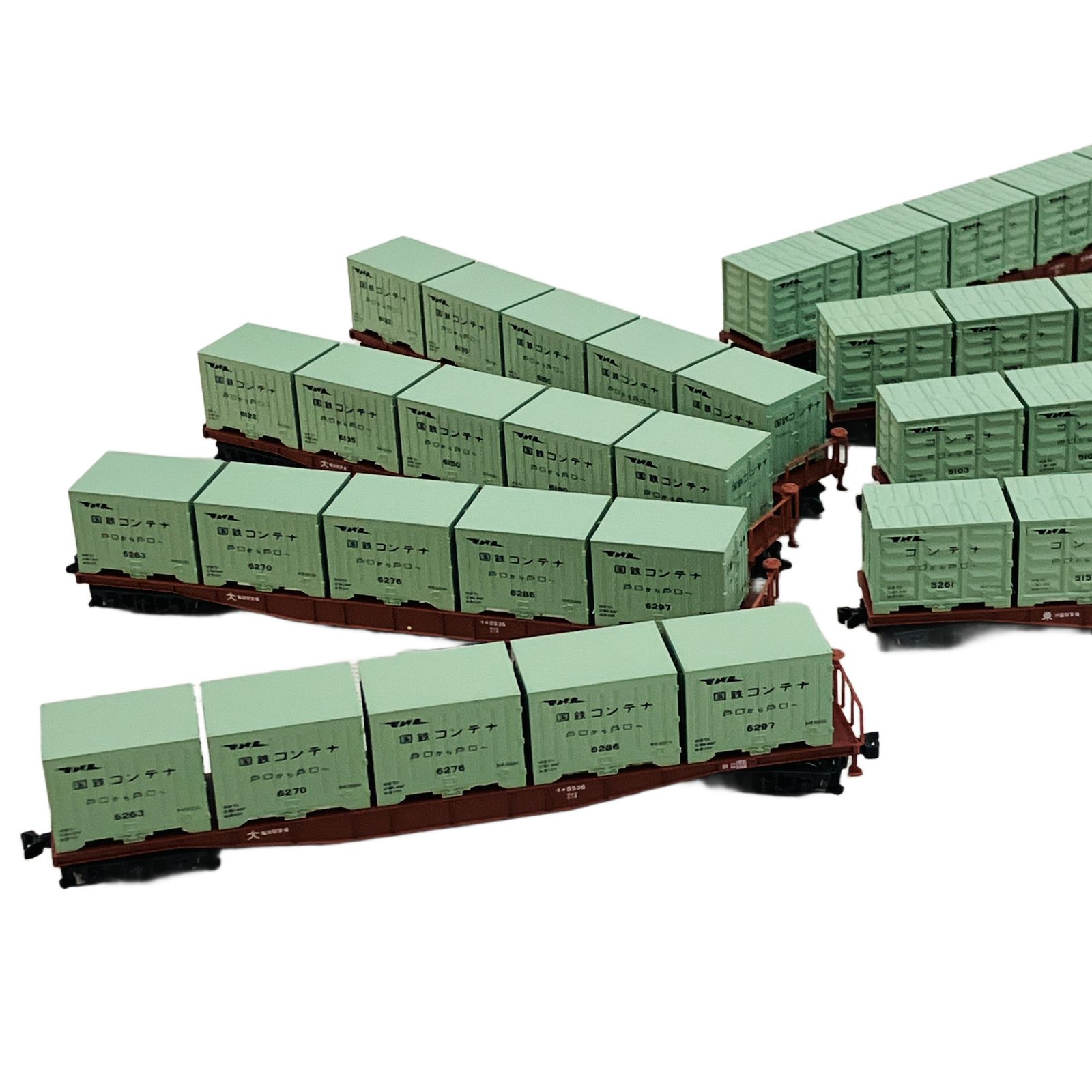KATO チキ5000形 コンテナ積載 8両セット 貨車 カトー Nゲージ 鉄道模型