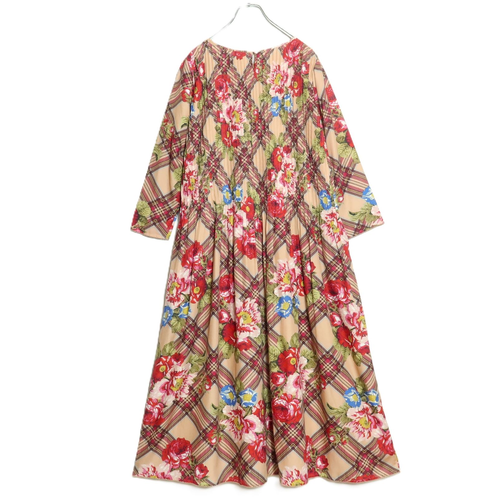 新品タグ有】インゲボルグ☆華やか♪タック入りワンピース サイズ11 薄