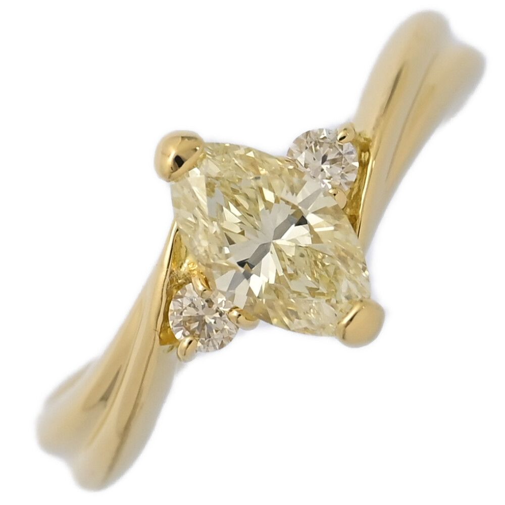 0 7 ct ダイヤモンド･ダイヤモンドリング･指輪 K 18 YG 750 3 g FD 08 13号 53 サイズ直し可 イエローゴールド 翌日配送可 ♀ N レディース 596944