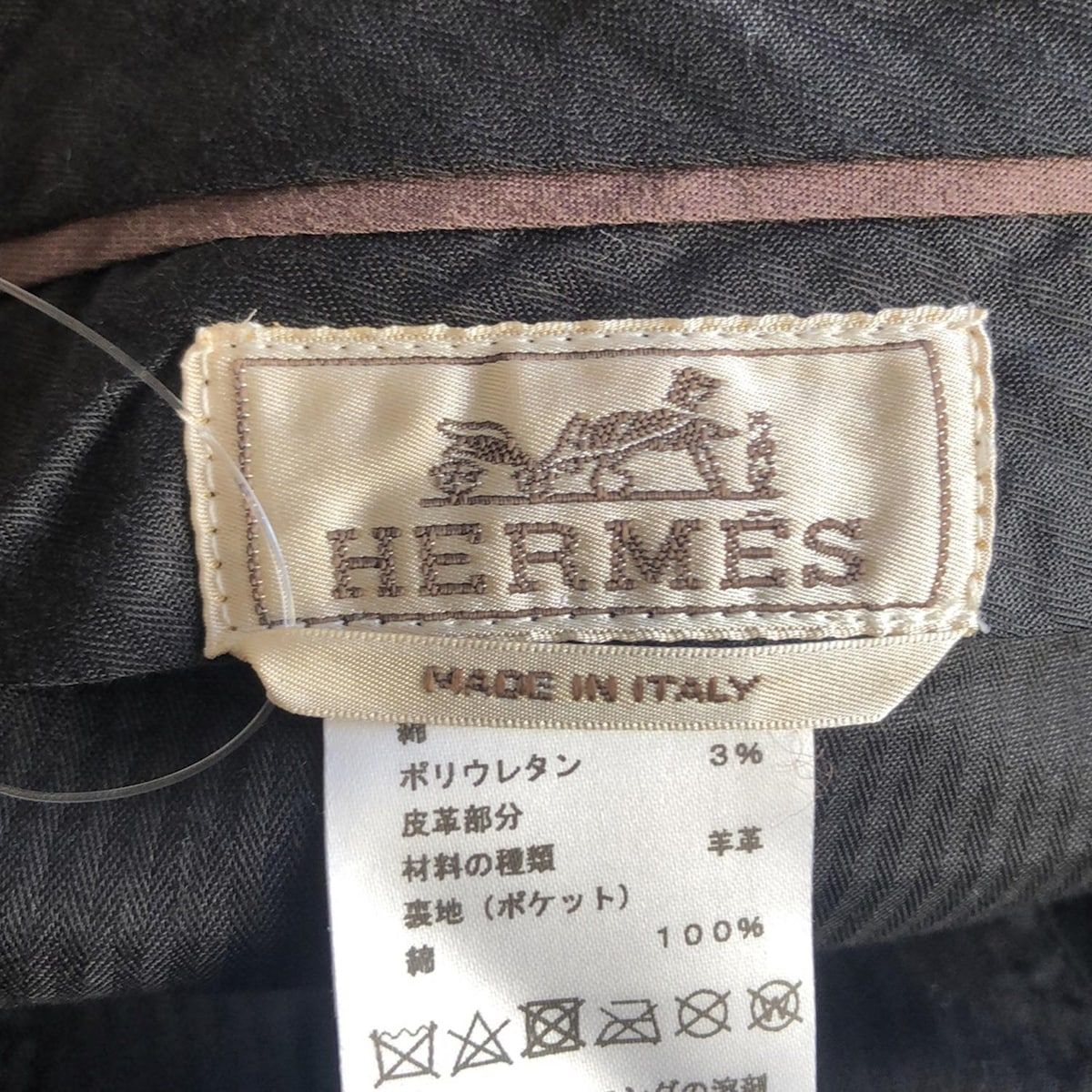  HERMES エルメス ハーフパンツ サイズ38 M レディース ダークネイビー ショートパンツ ハーフパンツ パンツ