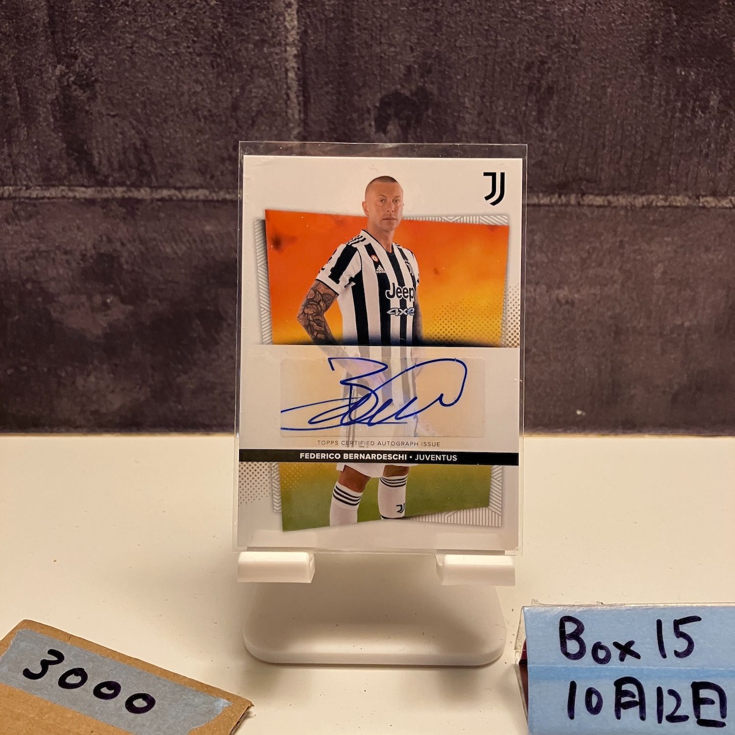 2021-22 Topps Federico Bernardeschi 直筆サインカード Juventus