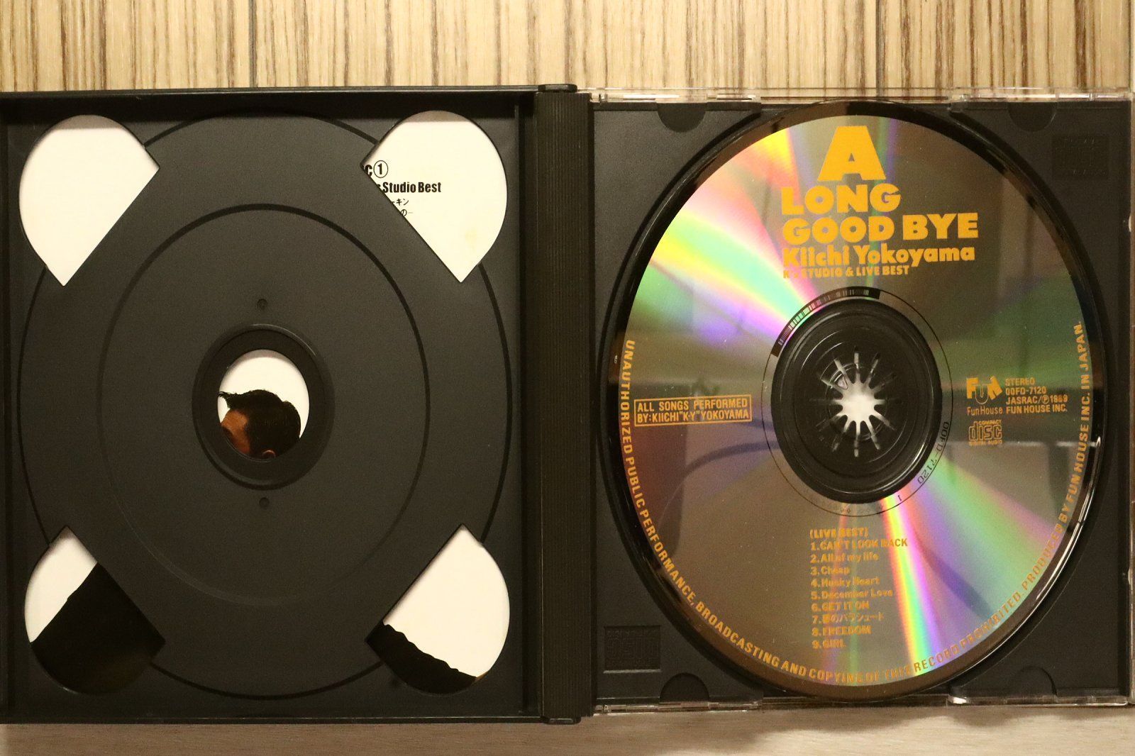 国内盤CD☆横山輝一/Kiichi Yokoyama□ A LONG GOOD－BYE