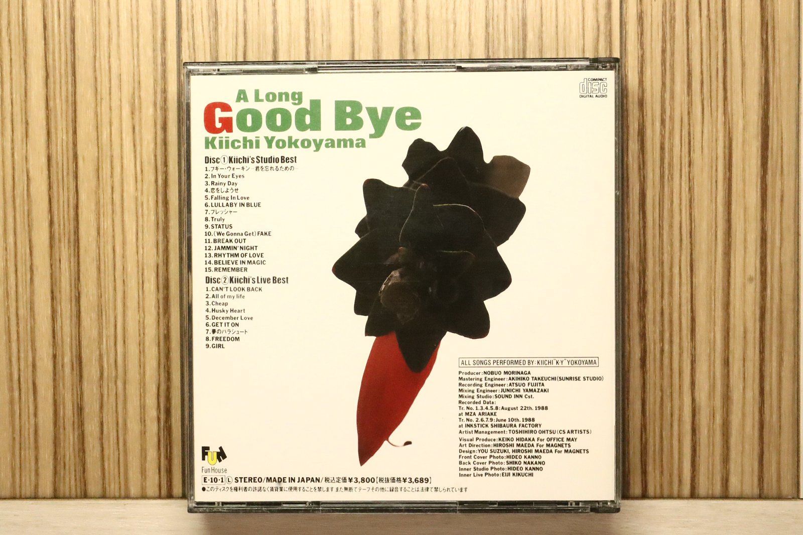 国内盤CD☆横山輝一/Kiichi Yokoyama□ A LONG GOOD－BYE