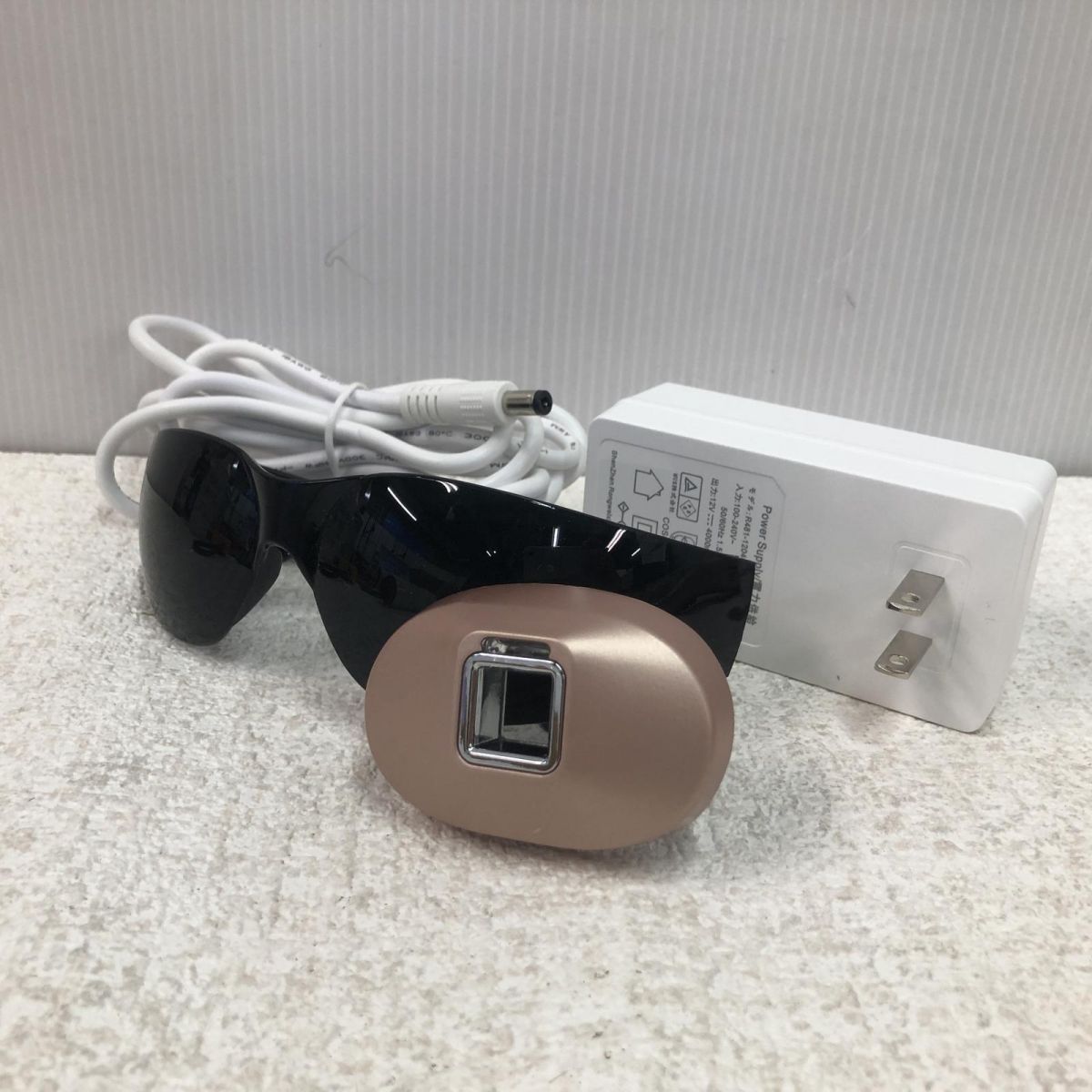 脱毛器 MUK シャインエステボーテ3セット ローズゴールド LVA-500