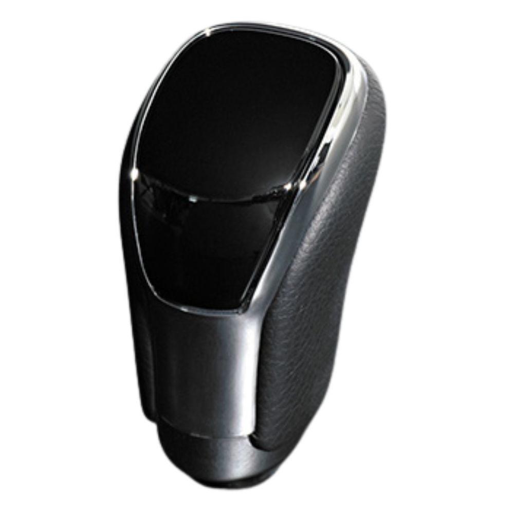 (ピアノブラック×グレーレザー) オリジナル ウッドコンビ シフトノブ LXデザイン 8mm径 レジアスエース 200系 H16/8- SK09-07 シャフト径8mm AT車