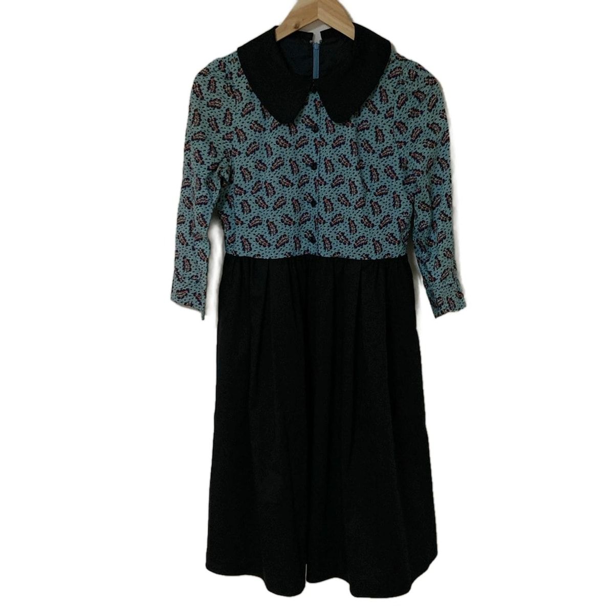 Lois CRAYON(ロイスクレヨン) ワンピース サイズM レディース美品 - 黒