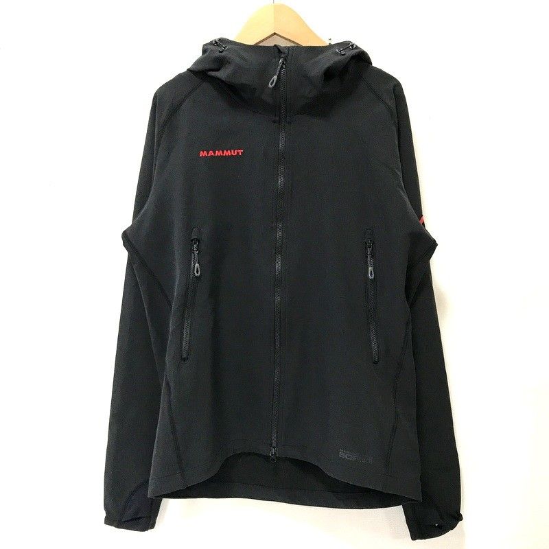 MAMMUT マムート SOFtech CLIMB Light Hooded Jacket ソフテッククライムライトフーデッドジャケット メンズ ブラック アウトドア TA 3836