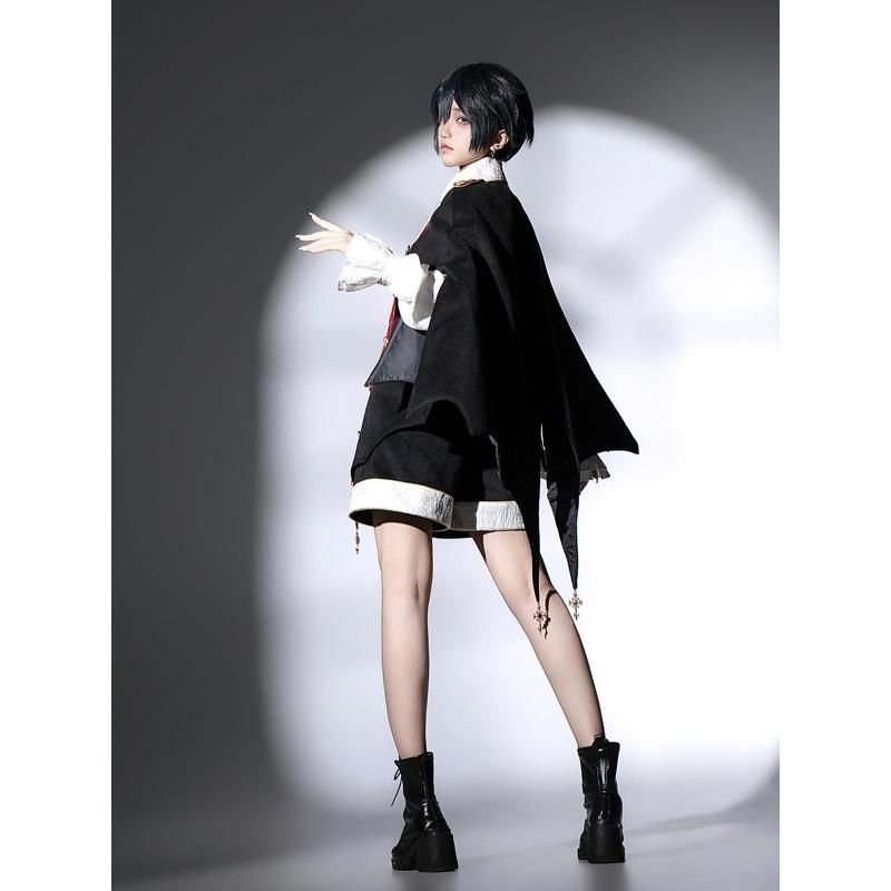 王子風ロリータ 吸血鬼風 魔法使い風 少年装 3点セット ゴスロリ 長袖