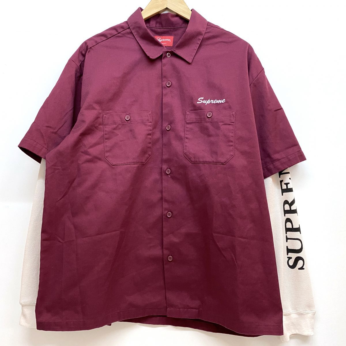 Supreme サーマル ワークシャツ M Supreme（シュプリーム） 【期間限定特別価格】 Supreme 21AW Thermal